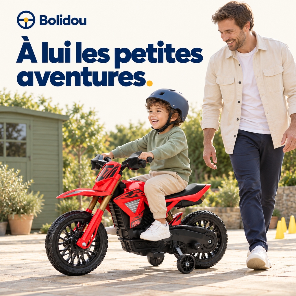 Moto cross électrique 6V
