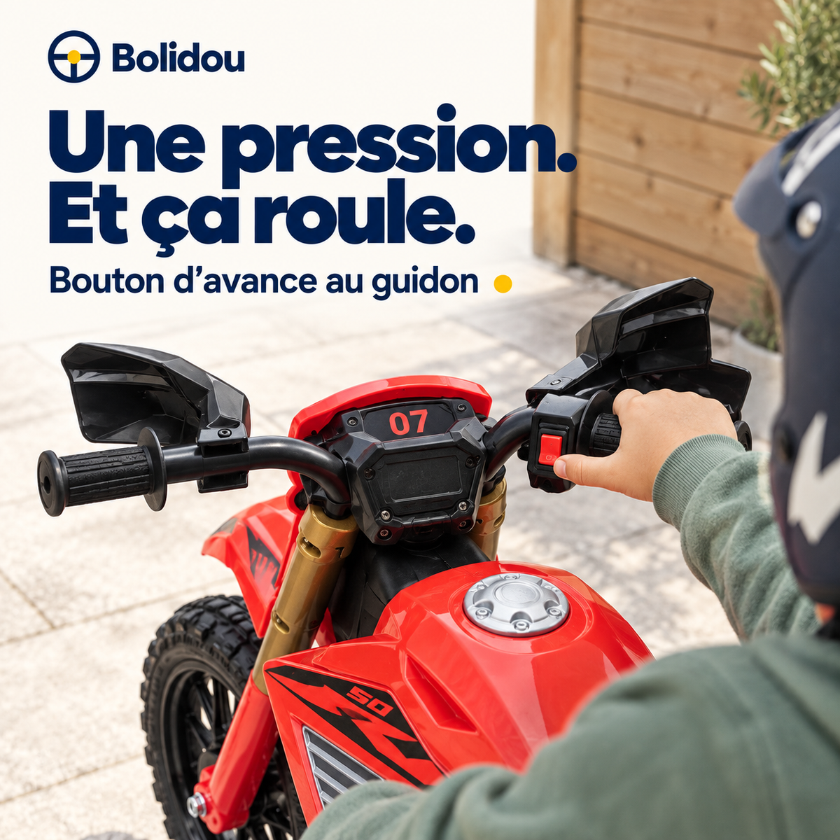Moto cross électrique 6V