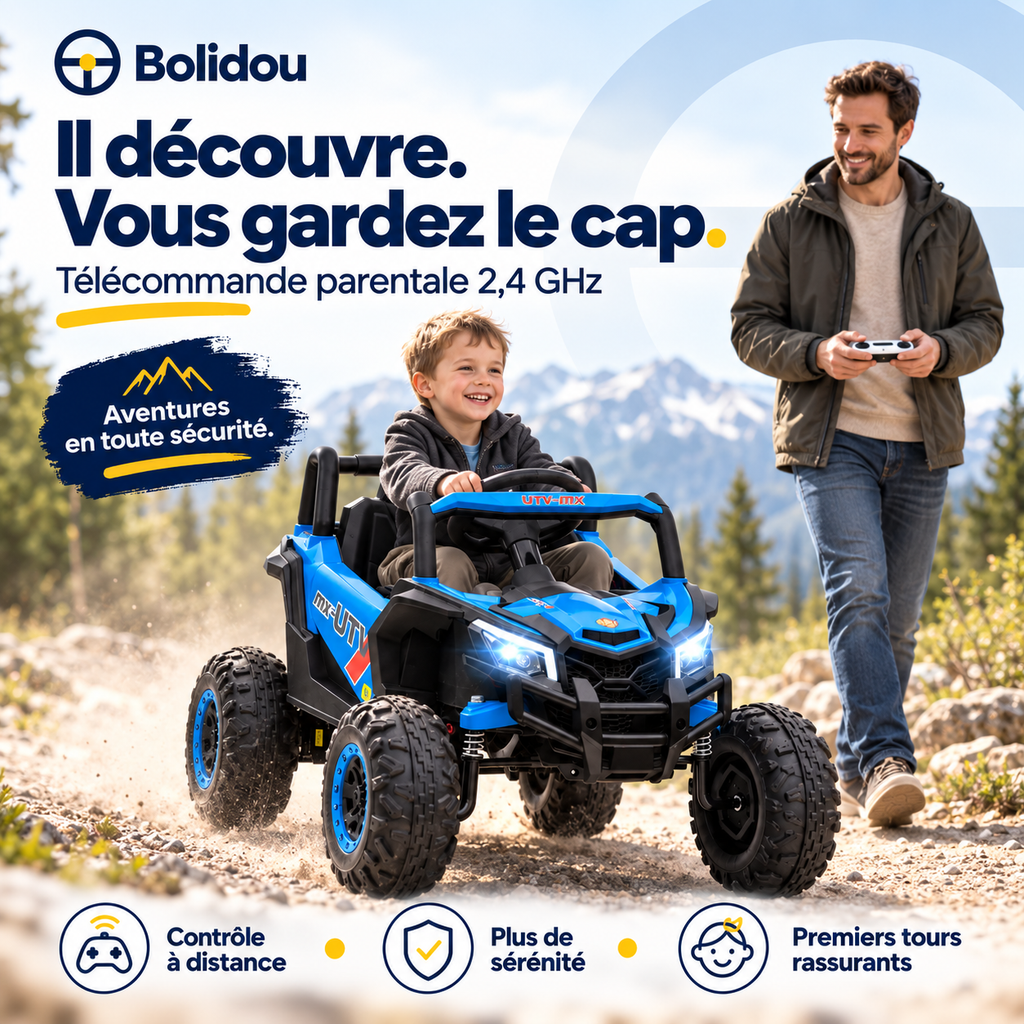 Buggy UTV 12V tout-terrain