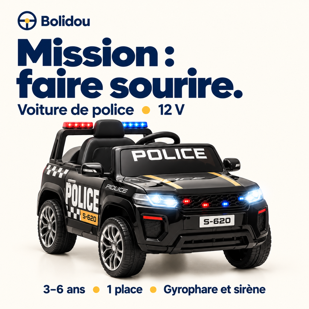 Voiture de police 12V