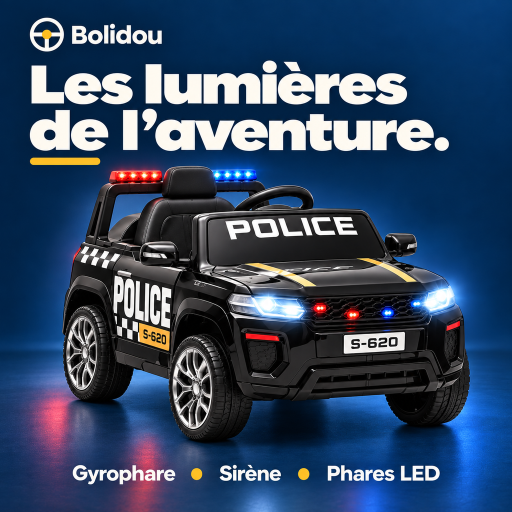 Voiture de police 12V