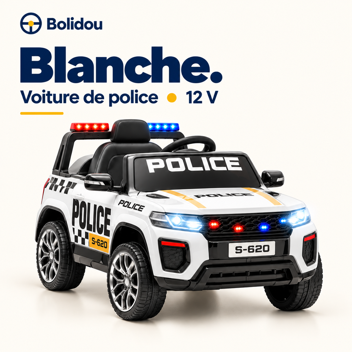 Voiture de police 12V